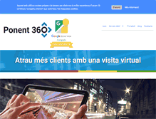 Tablet Screenshot of ponent360.com